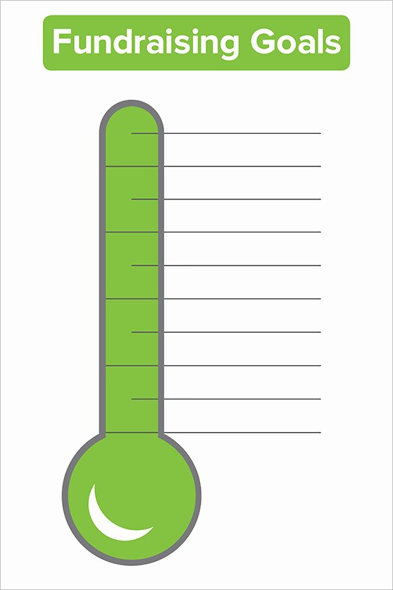 Goal thermometer Template Excel New Goal thermometer Template Excel