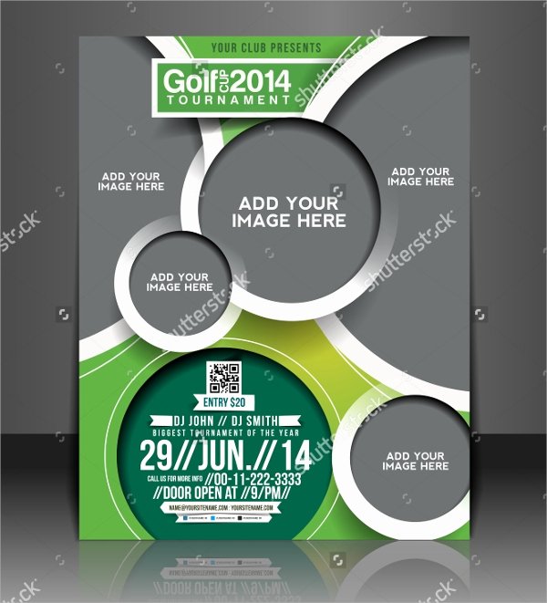golf tournament brochure