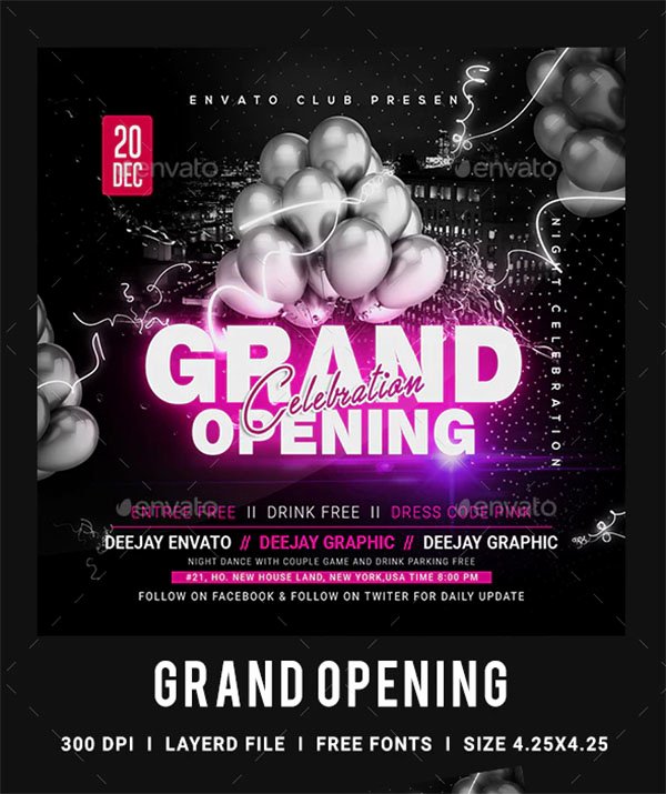 Grand Opening Flyer Template Free Best Of 48 Grand Opening Flyer Templates Free &amp; Premium Psd