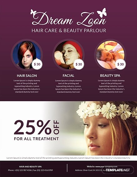 Hair Flyers Free Template Fresh Free Hair Salon Flyer Template Download 765 Flyers In