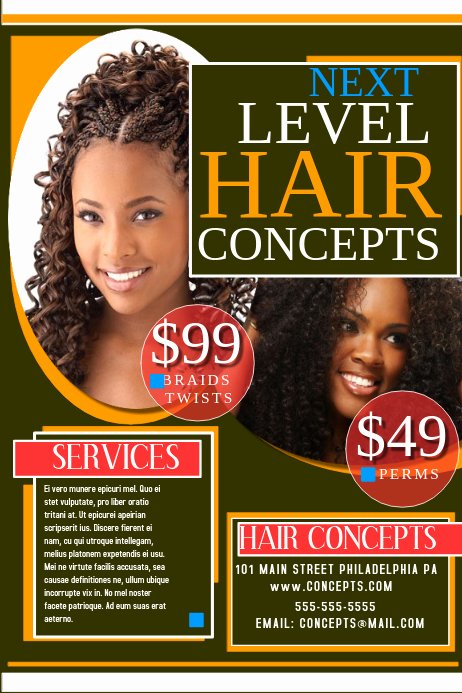 Hair Flyers Free Template Inspirational Hair Salon Flyer Template