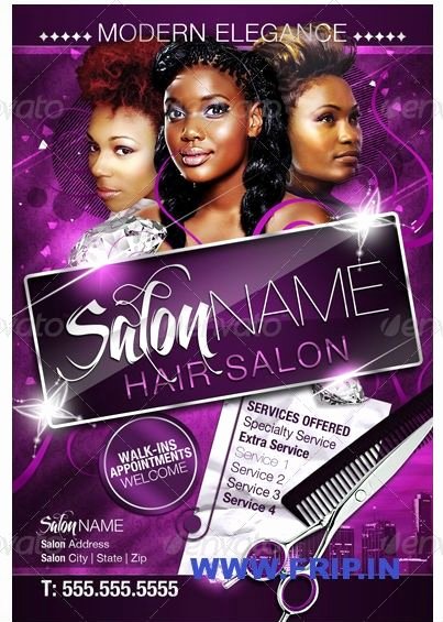 Hair Flyers Free Template Inspirational Hair Salon Flyer Templates Free