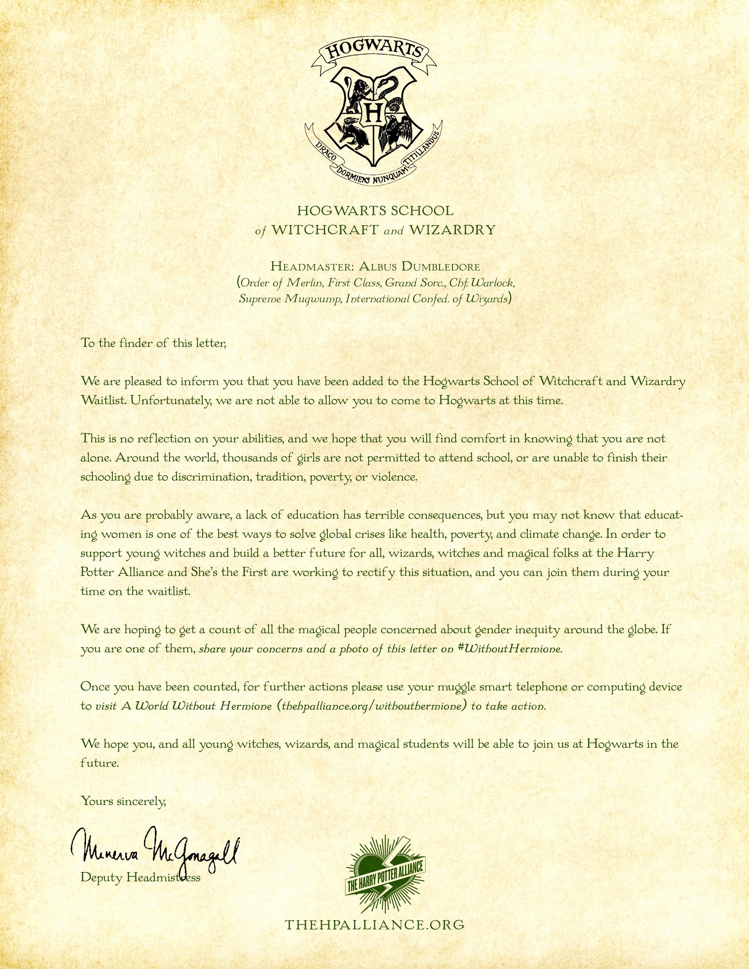 Harry Potter Letter Template Unique This Depressing Hogwarts Acceptance Letter is Going Viral