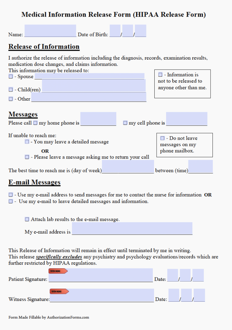 Hipaa Release form Template Awesome 15 Reasons You Should Fall