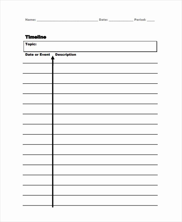History Timeline Template Word Awesome Simple Timeline Templates 10 Free Word Pdf format