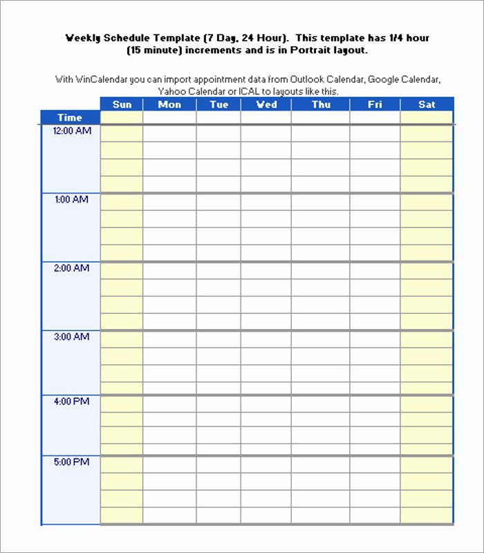 Hourly Schedule Template Word Lovely 47 Hourly Schedule Templates Free Excel Word Doc Pdf