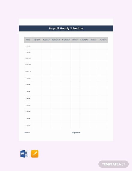 Hourly Schedule Template Word Luxury Free Hourly Schedule Template Download 128 Schedules In