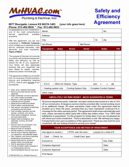 Hvac Maintenance Contract Template Best Of List Of Products All Mr Hvac software and Advice
