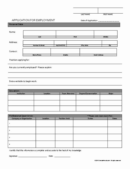Job Application form Template Word Awesome 25 Best Ideas About Printable Job Applications On