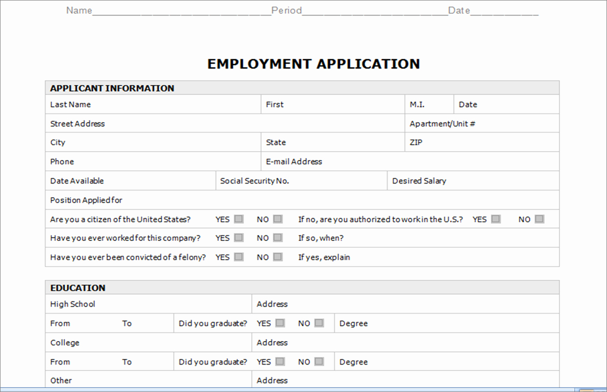 Job Application Template Microsoft Word Luxury Resource Groups Career Preparation I High School