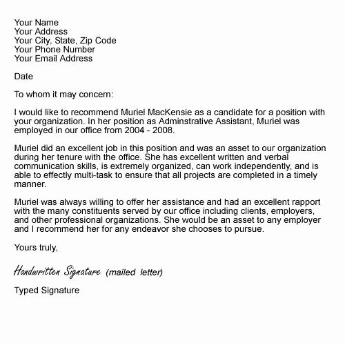 Job Recommendation Letter Sample Template New Tips and Samples for Getting and Giving Re Mendations