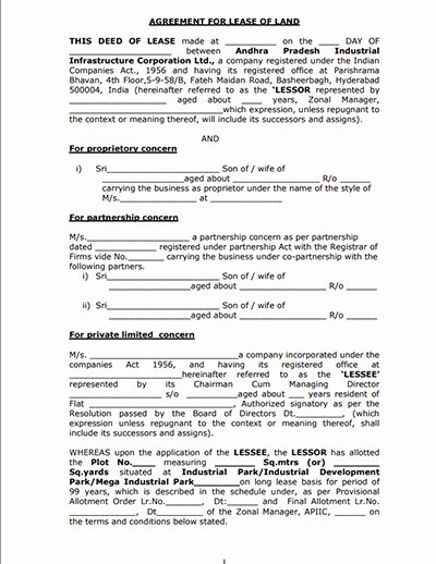 Land Lease Agreement Template Free New Land Lease Agreement and Farm Land Lease Agreement