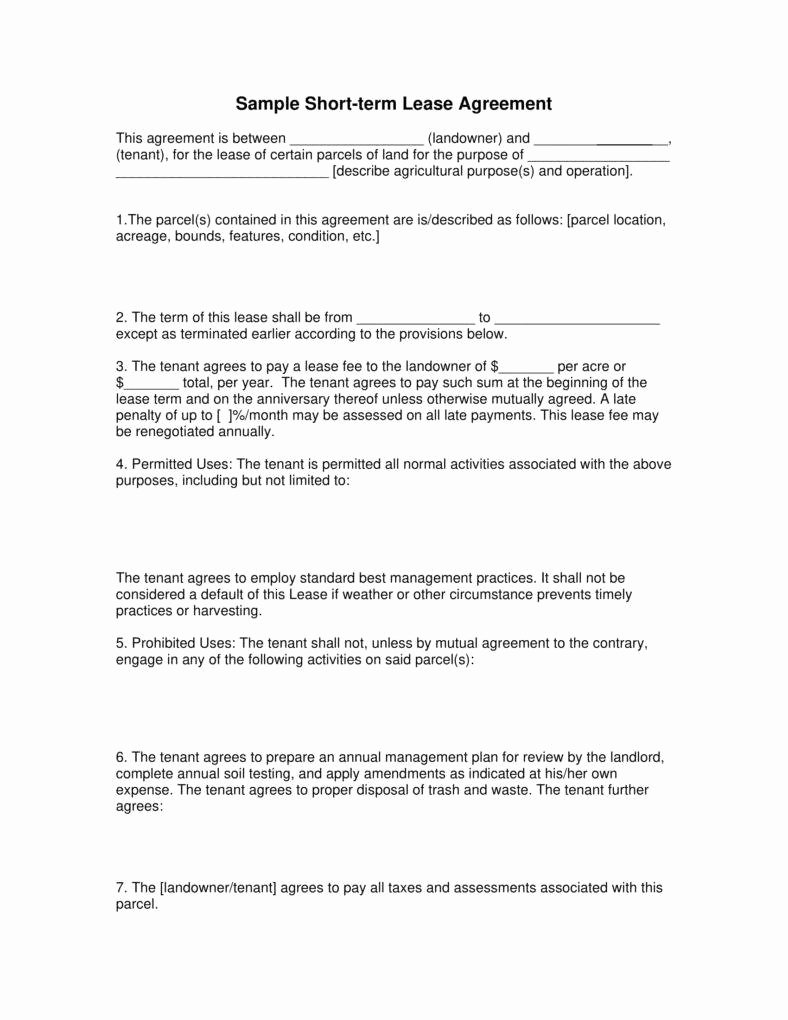 Land Lease Agreement Template Fresh 9 Ground Lease Agreement Templates Pdf