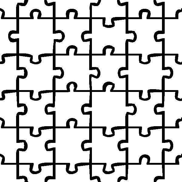 Large Puzzle Piece Template Inspirational 4 Piece Jigsaw Pieces Clipart Best