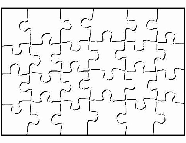 Large Puzzle Piece Template Lovely Printable Blank Puzzle Piece Template