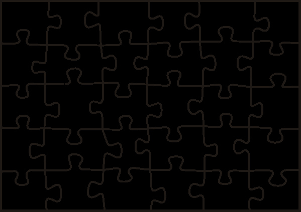 Large Puzzle Piece Template New Puzzle Clipart Outline Pencil and In Color Puzzle