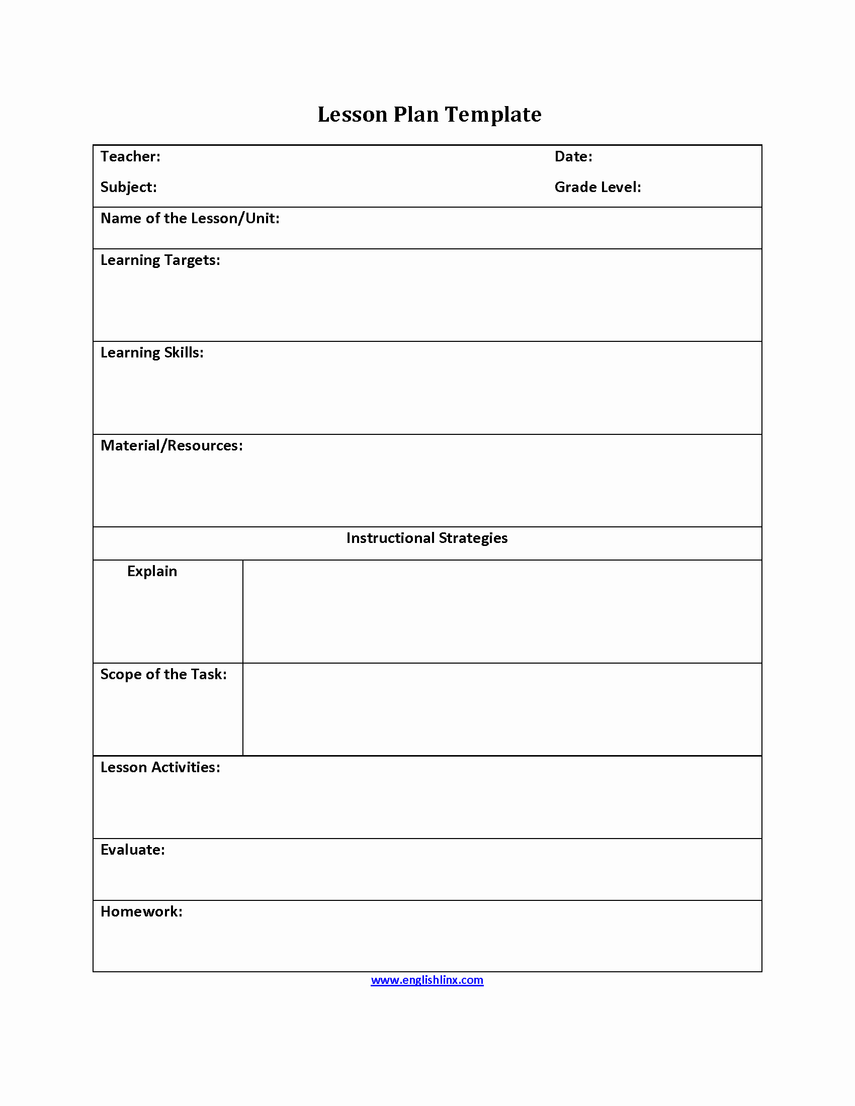 Lesson Plan Templates Kindergarten Luxury What is Lesson Plan Template
