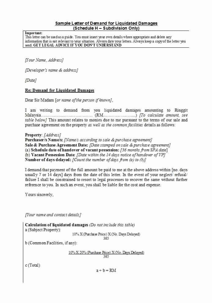 Letter Of Demand Template Free Best Of 40 Best Demand Letter Templates Free Samples Template Lab