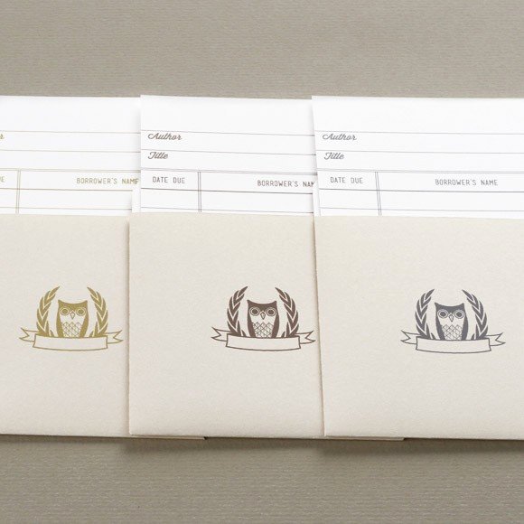 Library Checkout Cards Template New Owl Library Cards Printable by Basic Invite