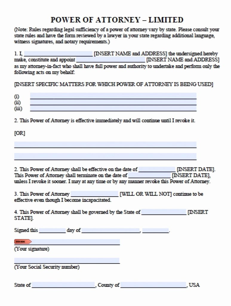 Limited Power Of attorney Template Elegant Index Of Wp Content 2013 06