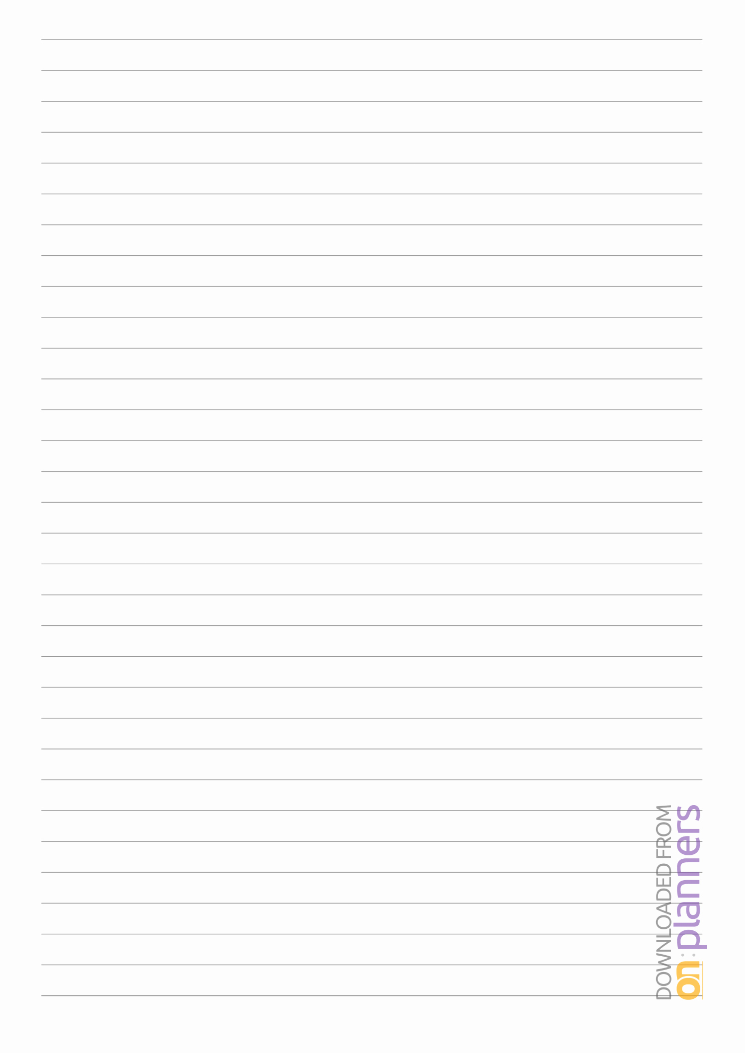 Lined Paper Template Pdf Awesome Free Printable Lined Paper Template Wide Ruled 8 7mm Pdf