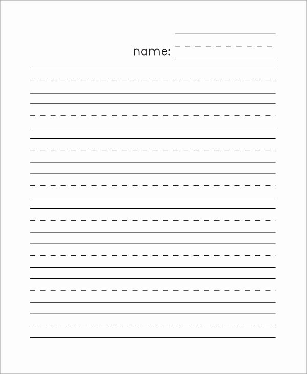 Lined Paper Template Pdf Best Of Sample Lined Paper 7 Documents In Pdf Word