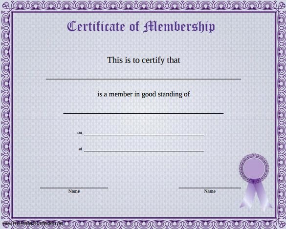 Llc Member Certificate Template Luxury 10 Membership Certificate Templates