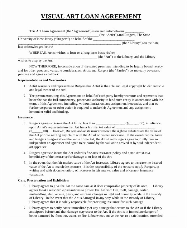 Loan Agreement Template Pdf Awesome 16 Loan Agreement Templates Word Pdf Apple Pages