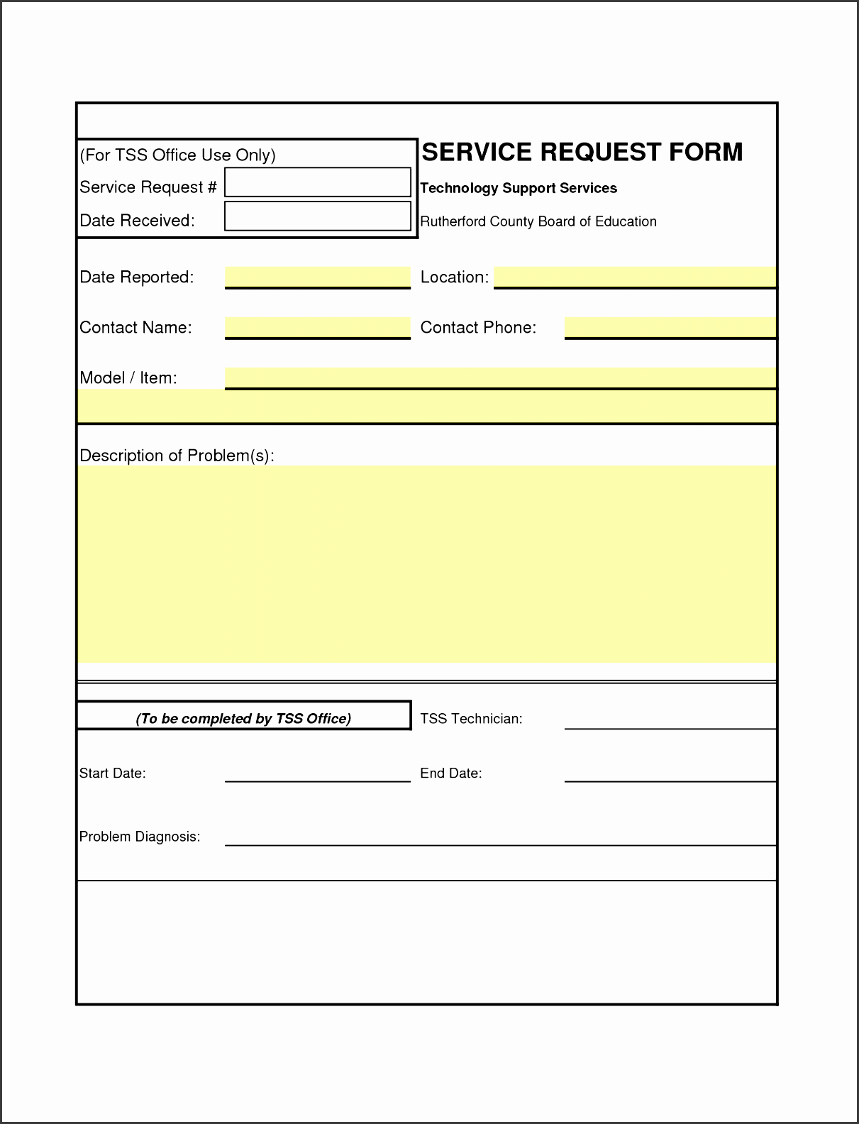 Maintenance Work order Template Excel Awesome 10 Download Free Sample order form Template