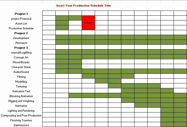 Master Production Schedule Template Excel Fresh Production Schedule Template Excel &amp; Word Excel Tmp