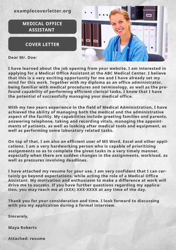 Medical assistant Cover Letter Templates New Apply for Medical and A Professional On Pinterest