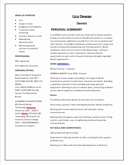 Medical Cv Template Word New 6 Medical Resume Templates