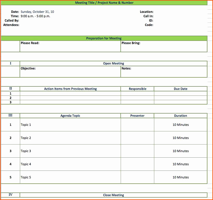 Meeting Minute Template Excel Best Of 8 Meeting Minutes Template Excel Bookletemplate