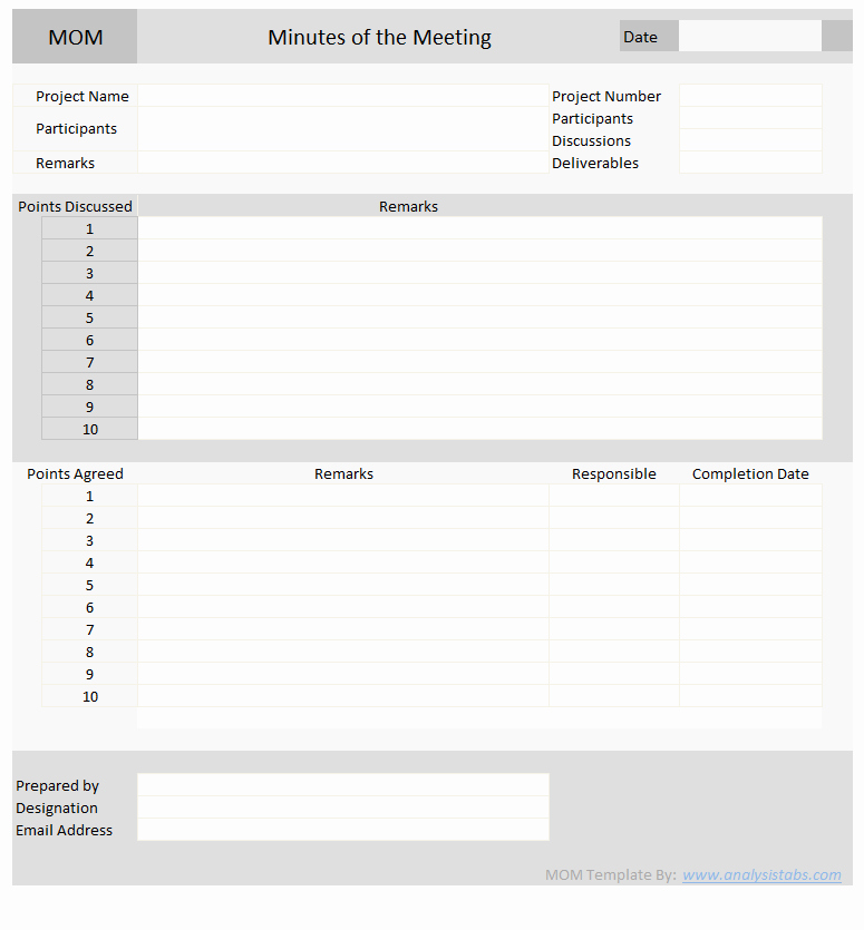 Meeting Minute Template Excel Best Of Mom format Minutes Of Meeting Excel Template Free Download