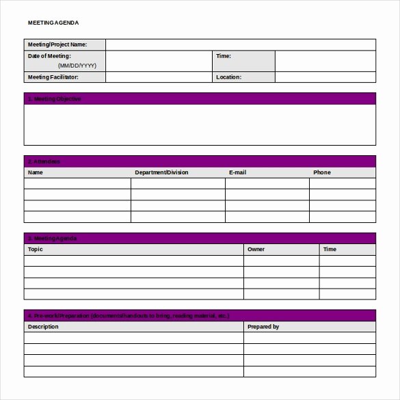 Meeting Notes Template Free Elegant 16 Microsoft Word Minute Templates Free Download