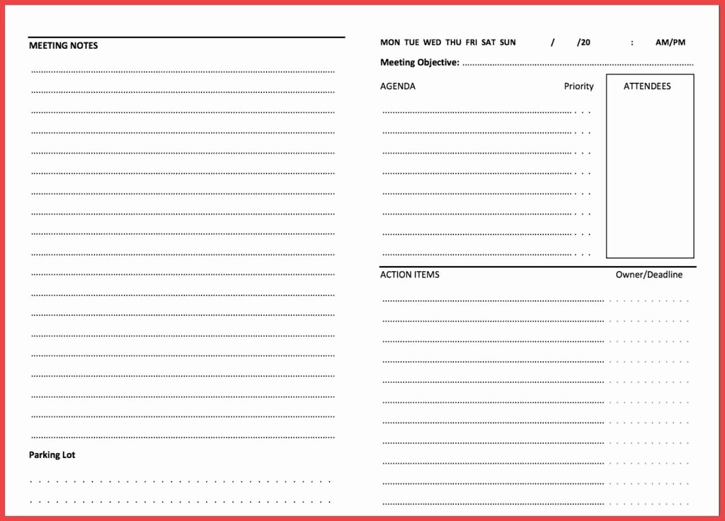 Meeting Notes Template Free Inspirational How Minutes Meeting Can Help You Improve Free