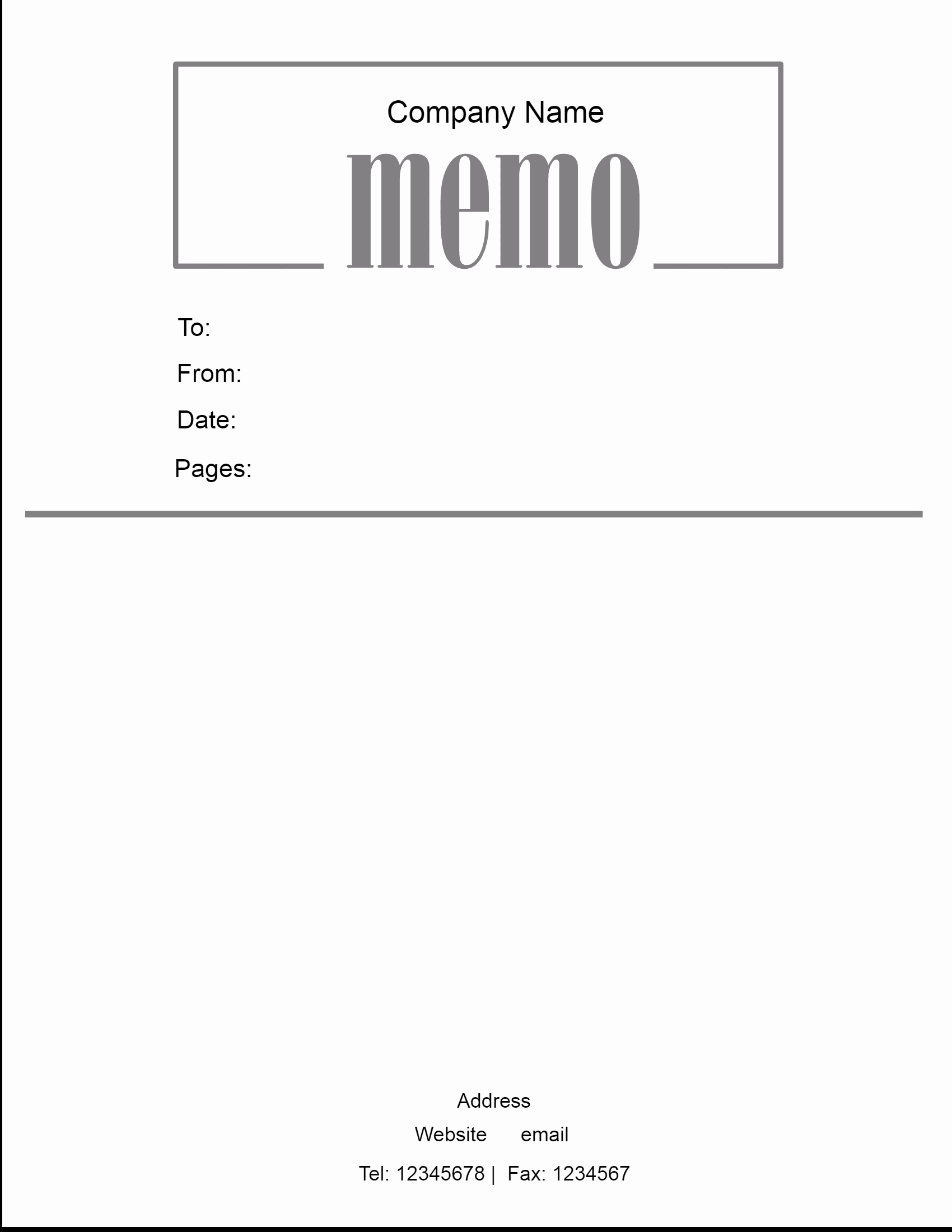 Memo Template for Word Best Of Free Microsoft Word Memo Template