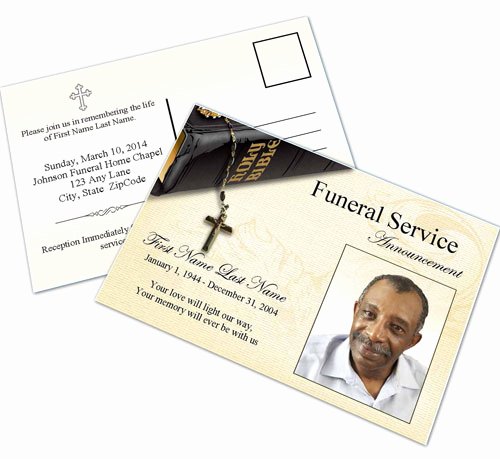 Memorial Cards Templates Free Unique Bible Memories Funeral Announcement Template Elegant