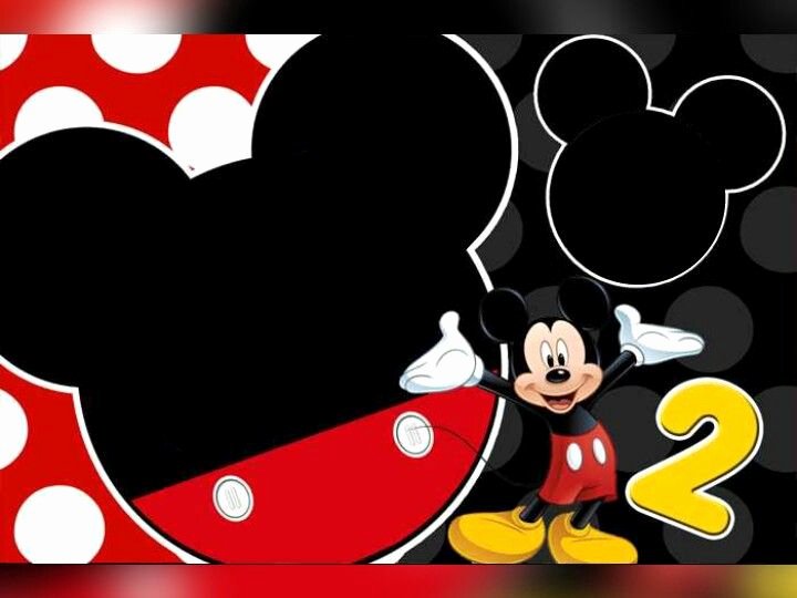 Mickey Mouse Birthday Invitation Template Awesome Mickey Mouse 2nd Birthday Invitation Template