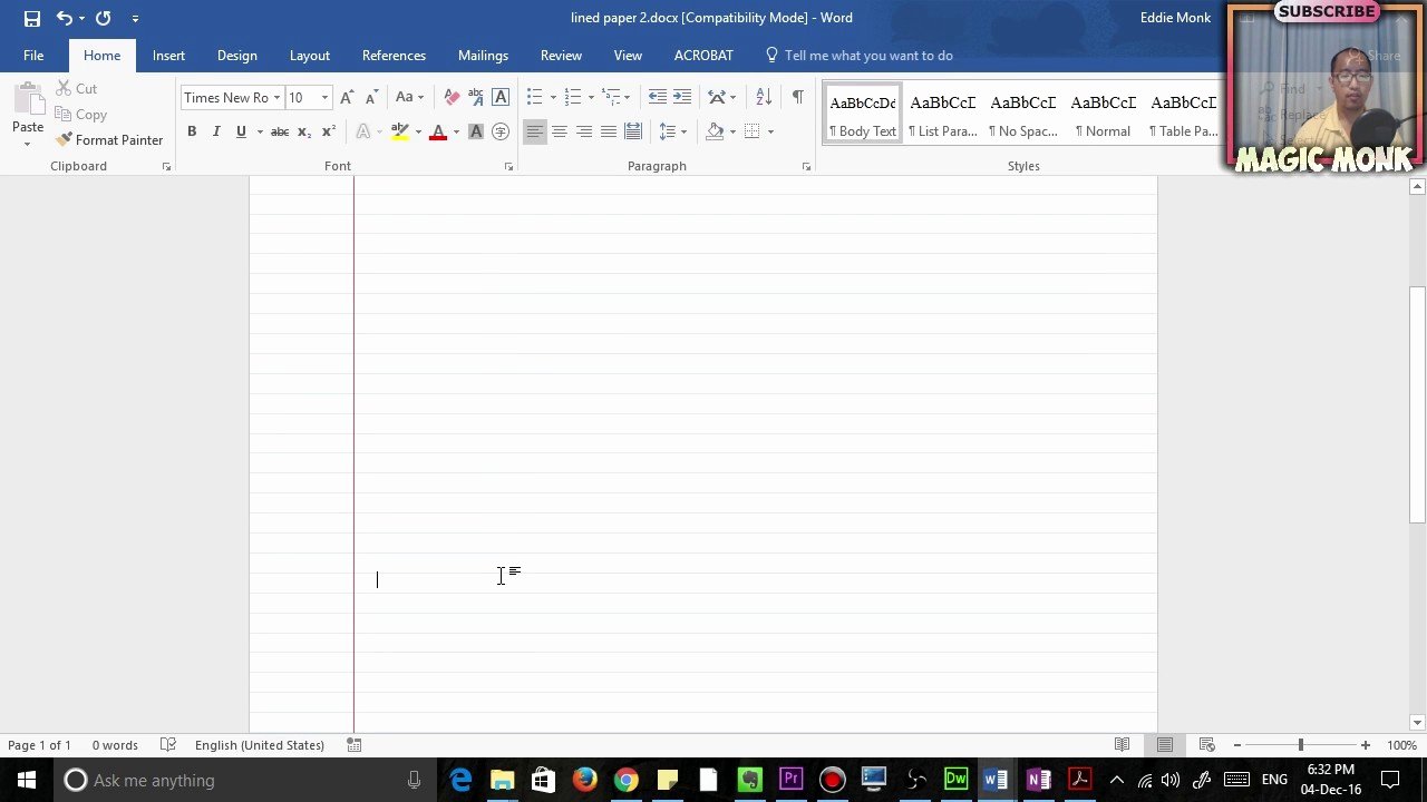 Microsoft Word Lined Paper Template Awesome Lined Paper In Microsoft Word Pdf
