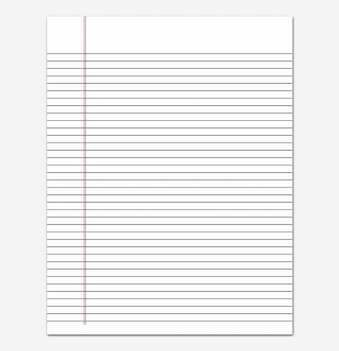 Microsoft Word Lined Paper Template Unique Lined Paper Template
