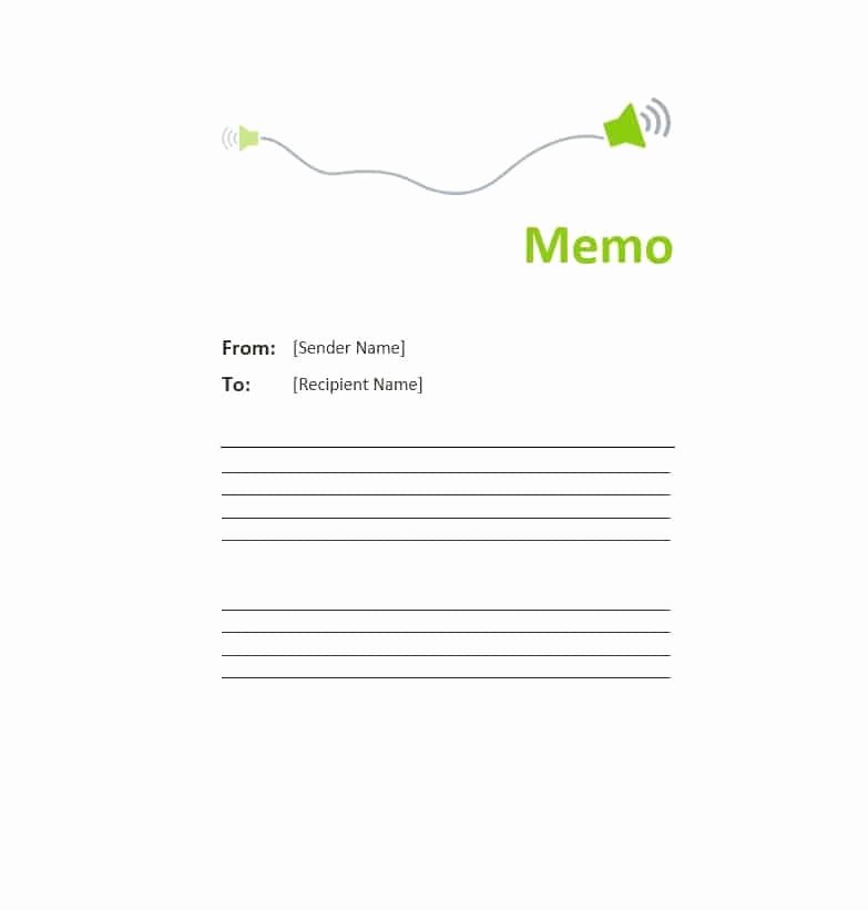 Microsoft Word Memo Template Fresh Business Memo Templates 40 Memo format Samples In Word