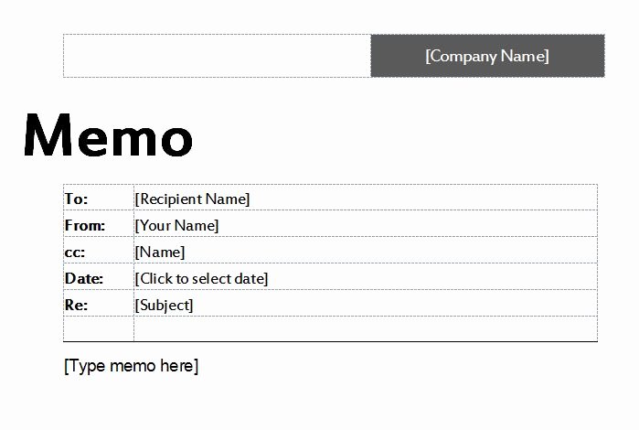 Microsoft Word Memo Templates Awesome Business Memo Template