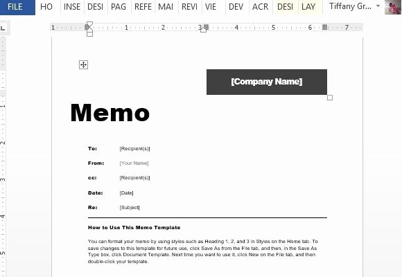 40 Microsoft Word Memo Templates Markmeckler Template Design