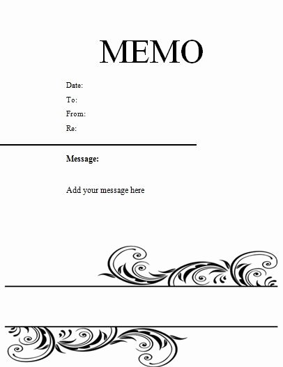 Microsoft Word Memo Templates New Free Microsoft Word Memo Template