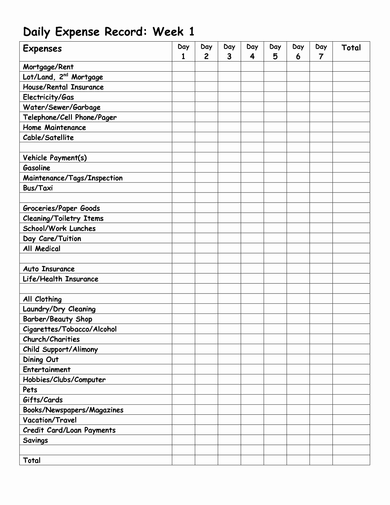 Monthly Expense Report Template Beautiful Monthly Expense Report Template