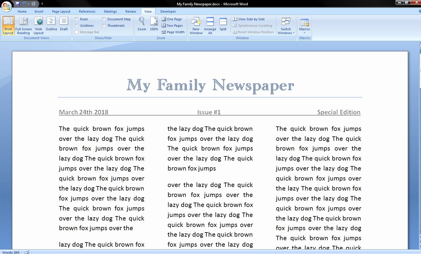 Newspaper Template for Microsoft Word Awesome How to Make A Newspaper On Microsoft Word