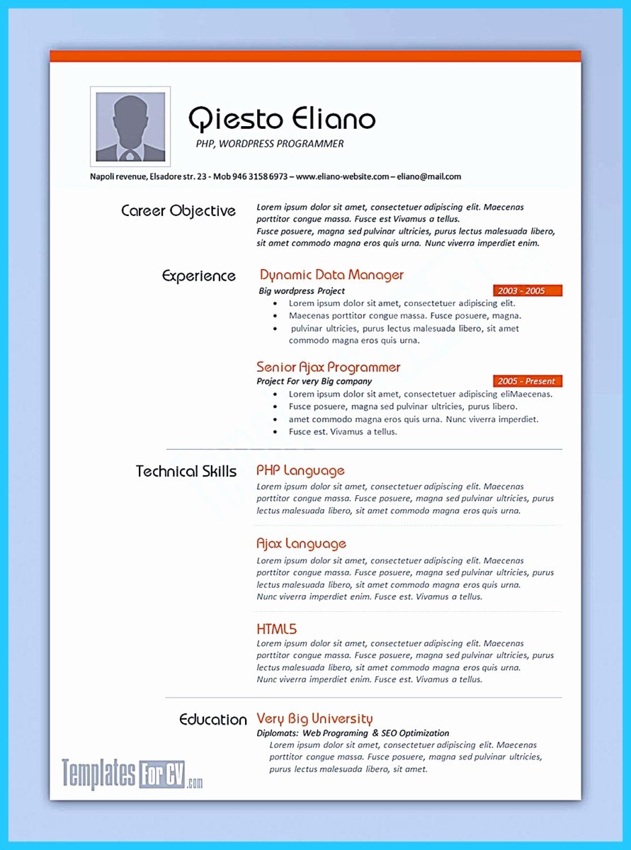 No Experience Resume Template Inspirational Amazing Actor Resume Samples to Achieve Your Dream
