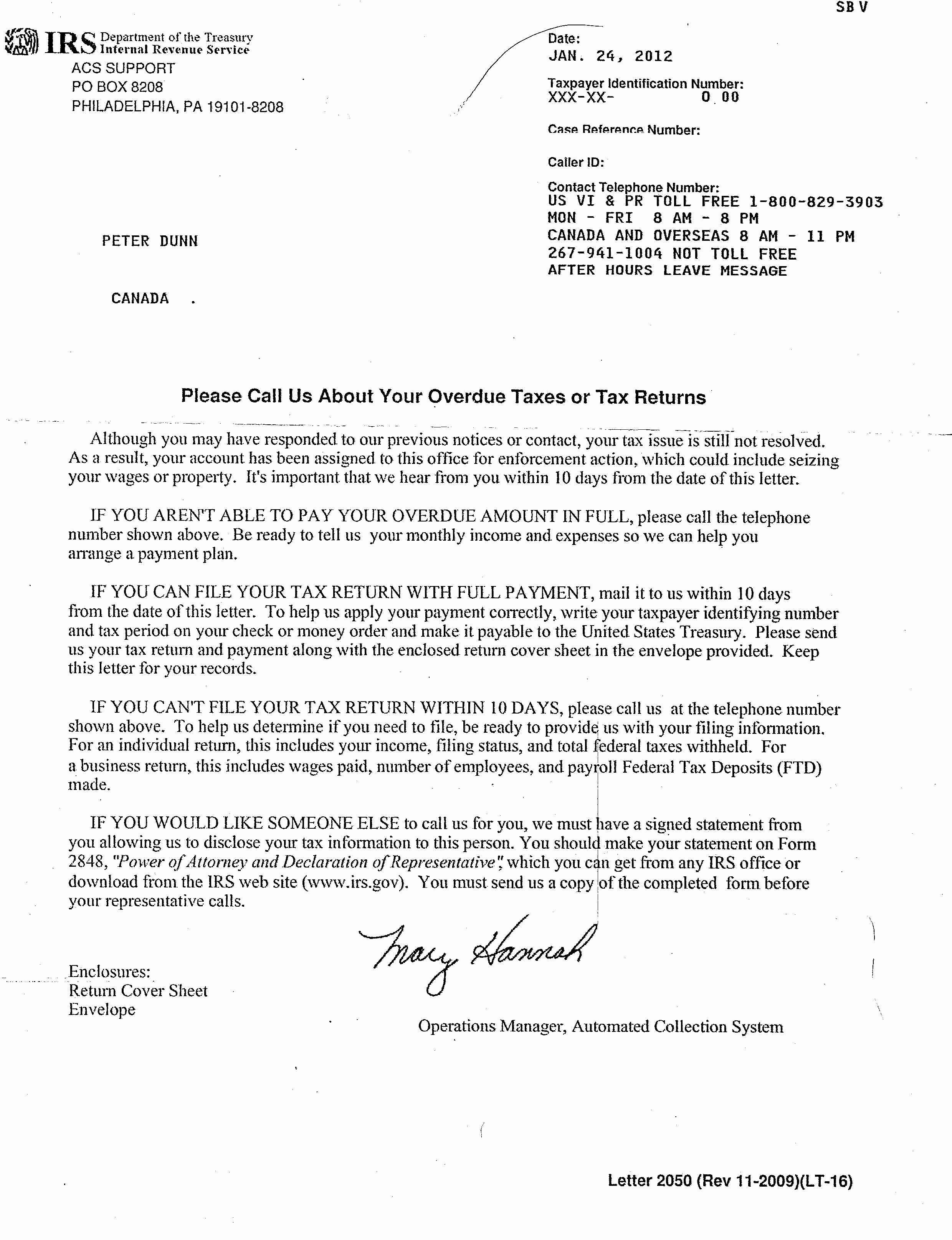 No Refunds Policy Template Lovely Letter From the Irs