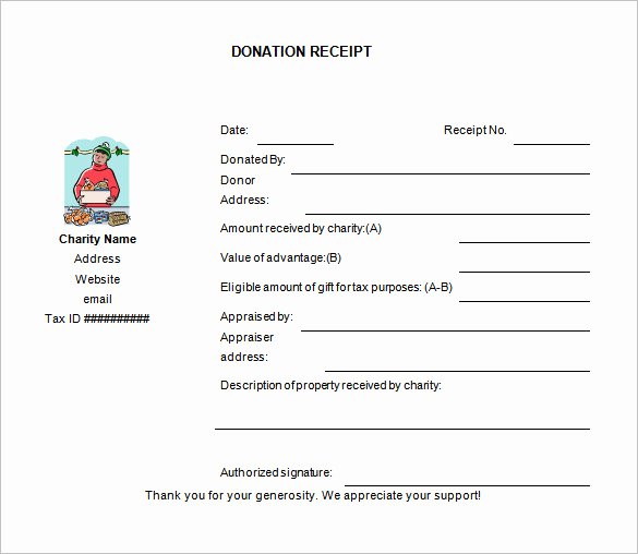 Nonprofit Donation Receipt Template Best Of Charitable Donation Receipt Template Free Download Aashe